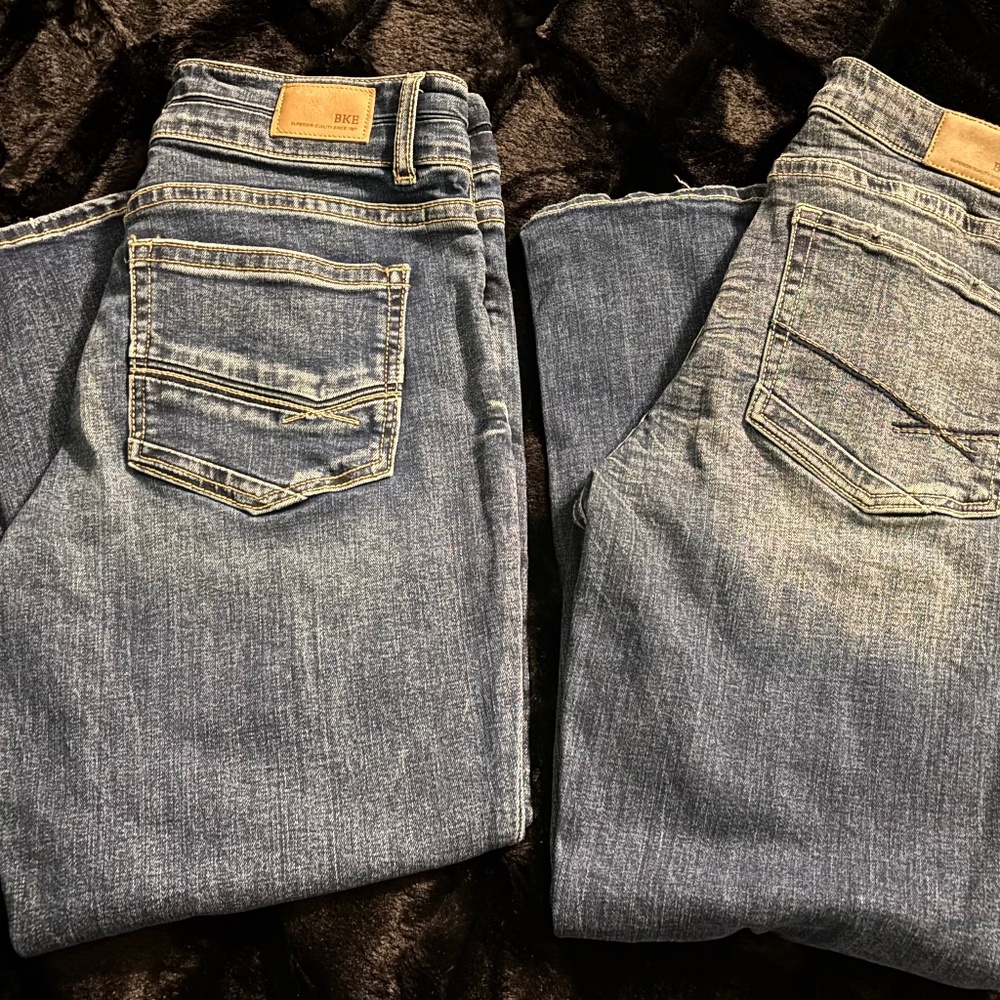 Womens BKE Gabby High Rise capri pants size 28